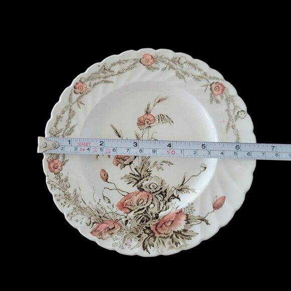 Vintage Royal Staffordshire Harvest Clairce Cliff Dinnerware Saucer - Picture 5 of 6